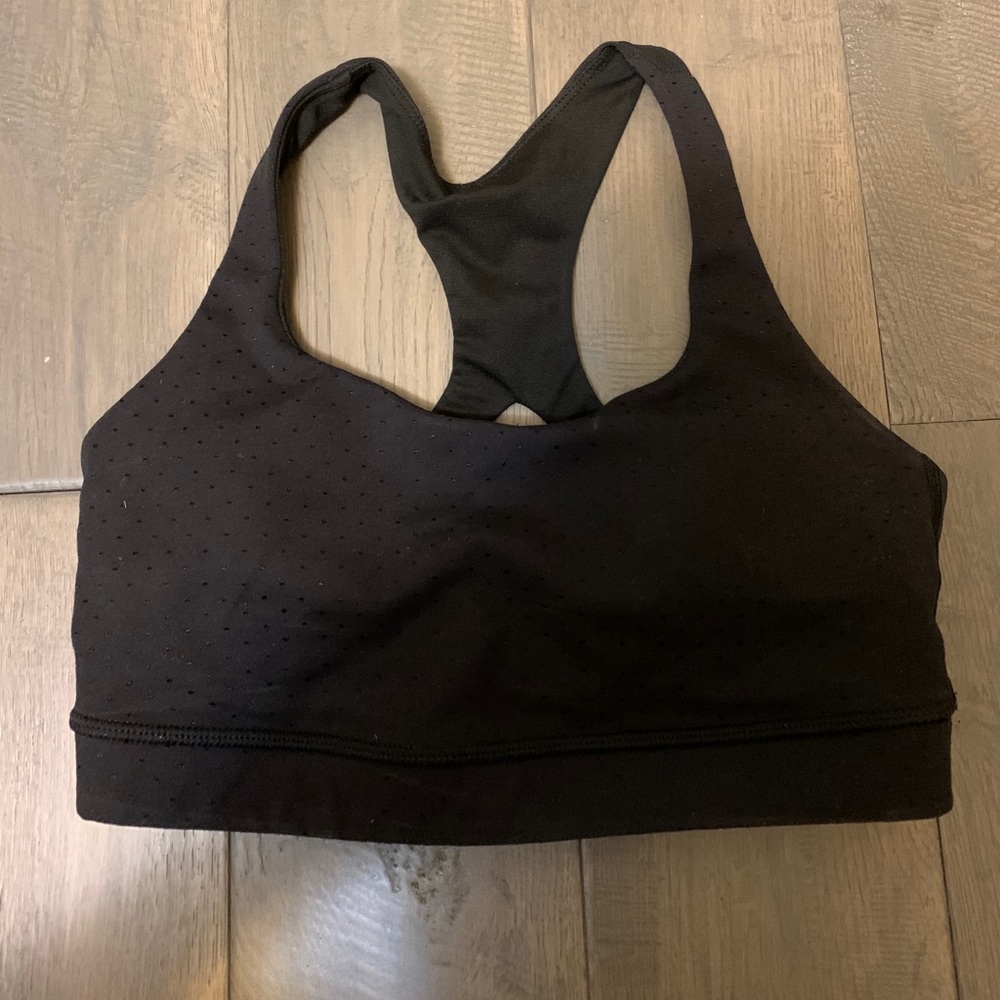 Lululemon black sports bra
